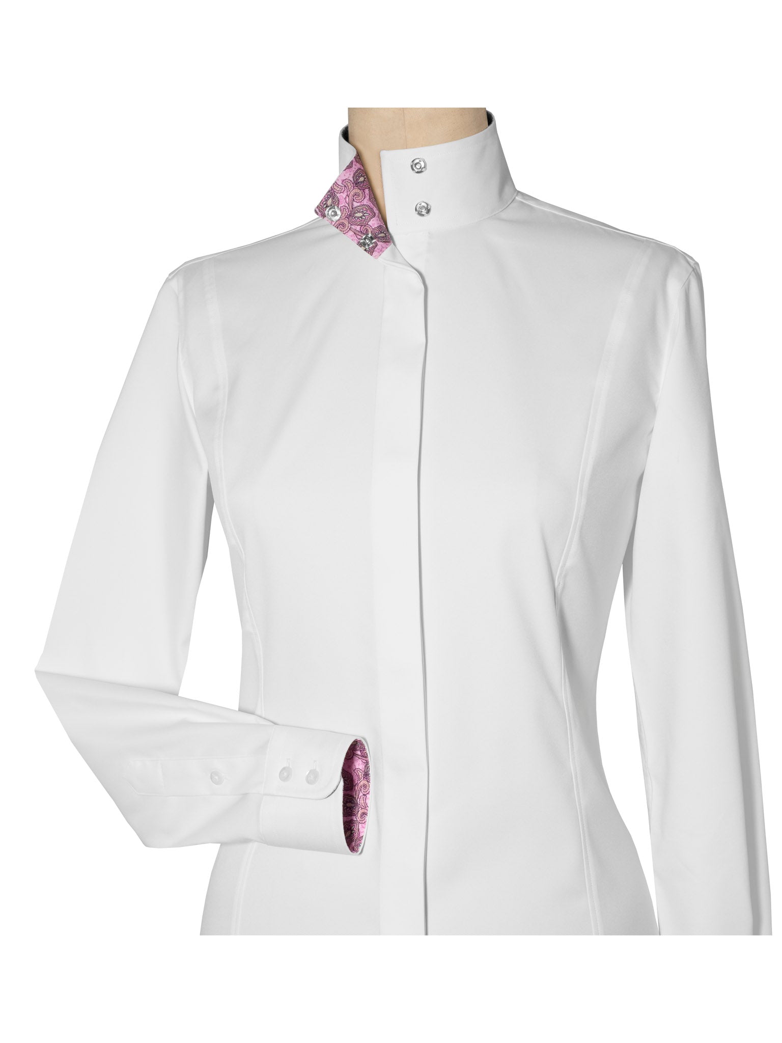 Princess Paisley Ladies Fitted Straight Collar Show Shirt