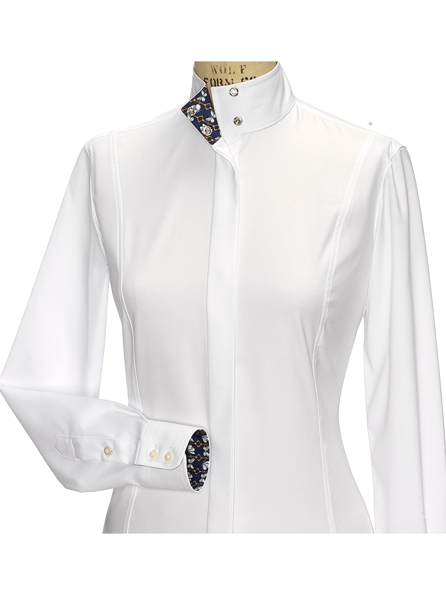 Princess Papillon Ladies Fitted Straight Collar Show Shirt