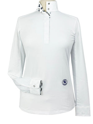 Golf Carts Girls Talent Yarn Straight Collar Long Sleeve Show Shirt