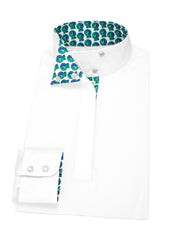 Green is the New Blue Ladies Talent Yarn Wrap Collar Long Sleeve Show Shirt