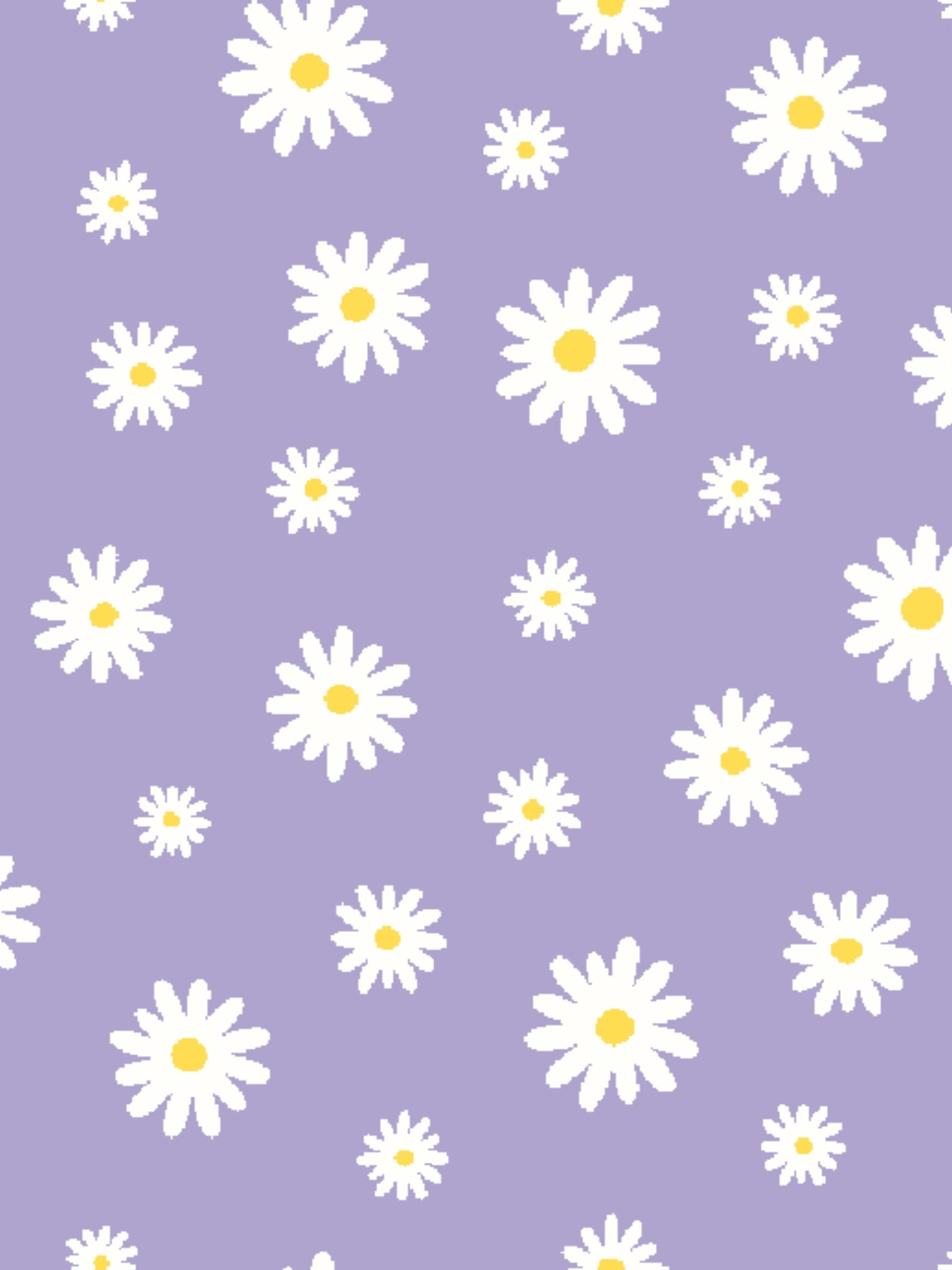 Ladies "Luna II" Lavender with Daisy Delight Long Sleeve Performance Show Shirt