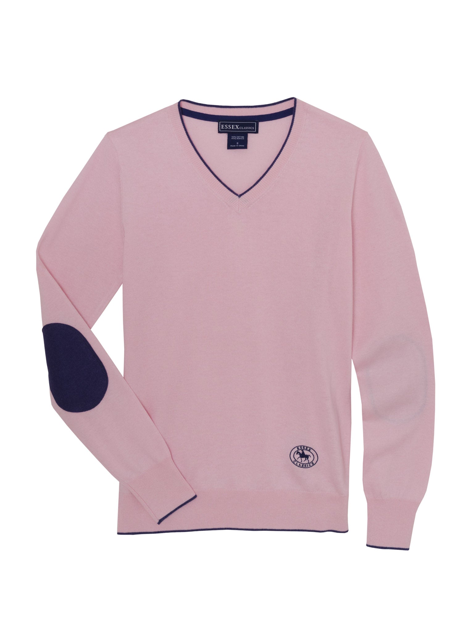 Light Pink Trey V-Neck Sweater