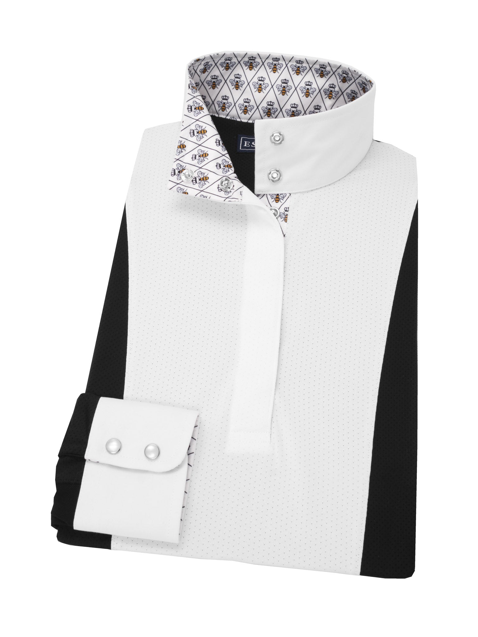 Queen Bee Ladies "Luna" Black Performance Show Shirt