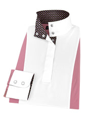 Girls "Luna II" Pink Long Sleeve Performance Show Shirt