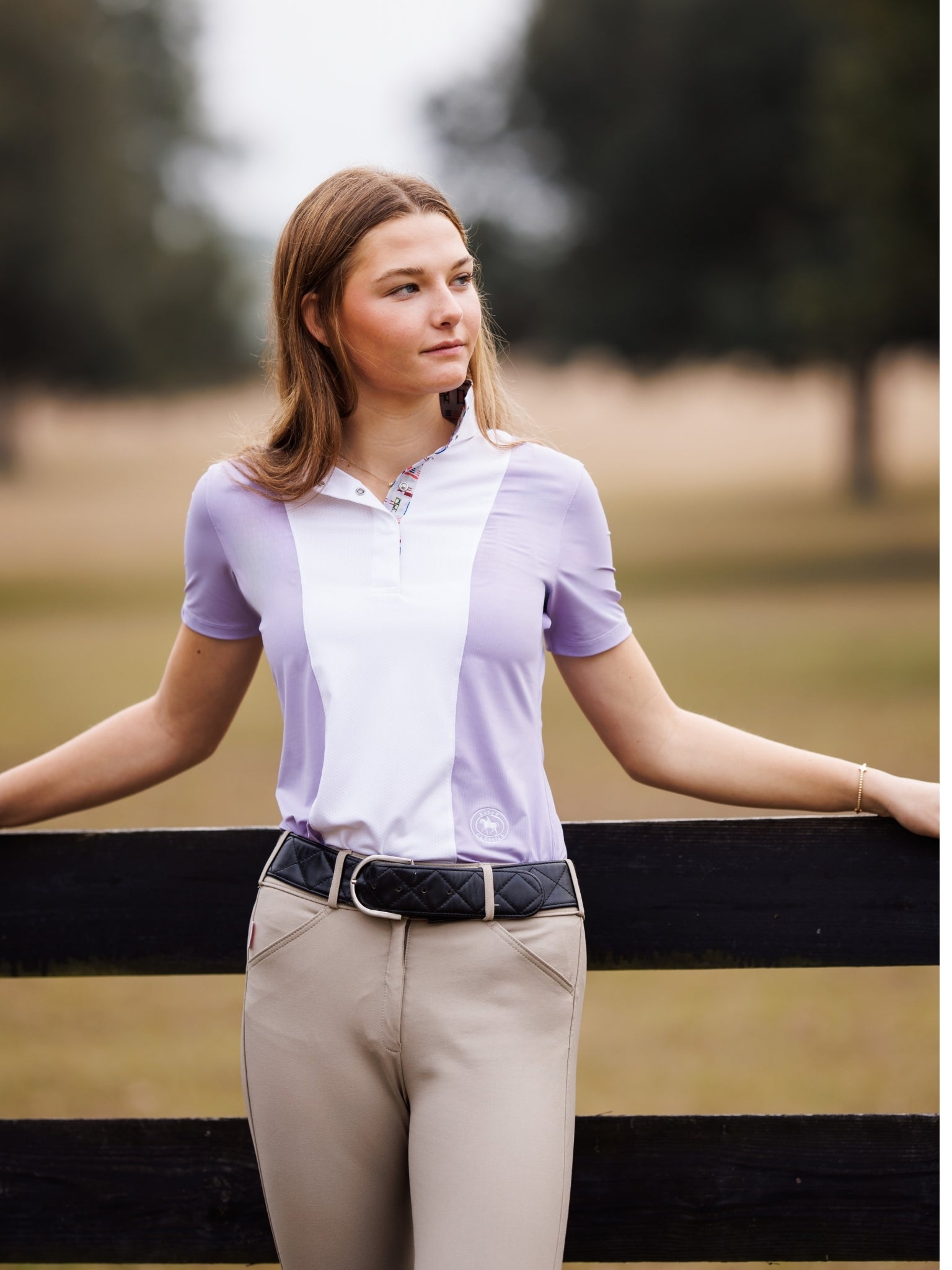 Essex Classics Ladies Luna II Lavender with Jumper Classic Short Sleeve Performance Show Shirt