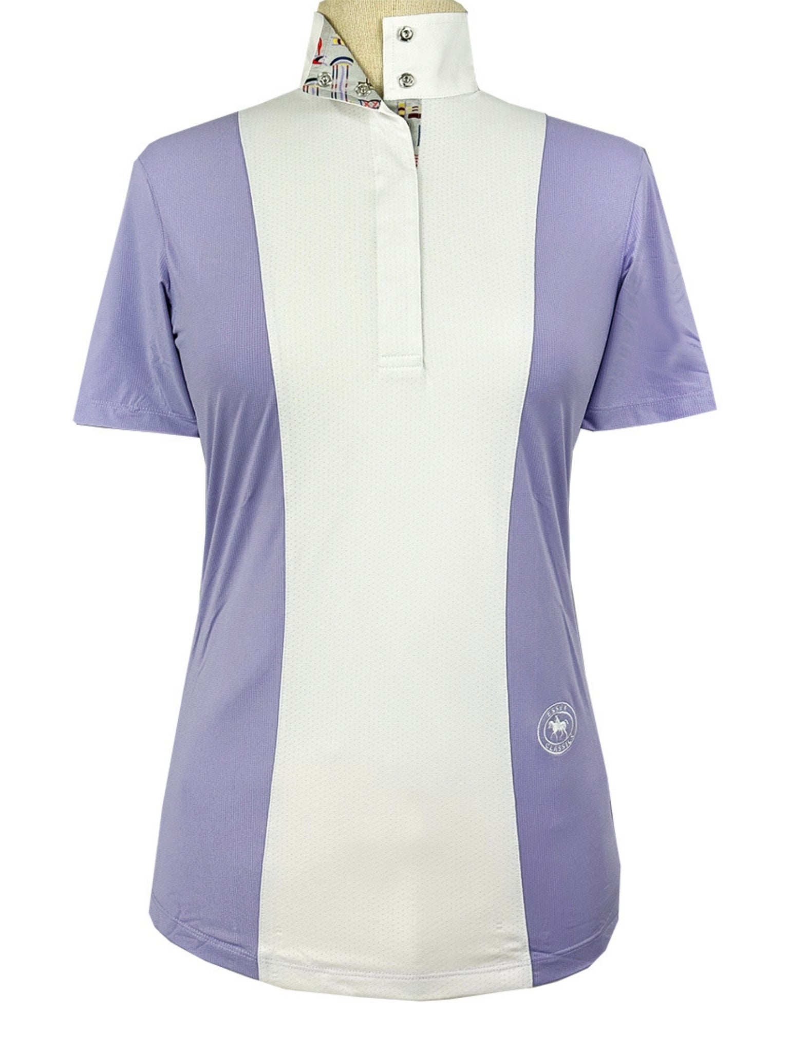 Ladies "Luna II" Lavender with Jumper Classic Short Sleeve Performance Show Shirt