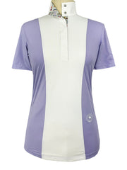 Ladies "Luna II" Lavender with Jumper Classic Short Sleeve Performance Show Shirt