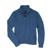 Blue Mock Neck Allie Cardigan