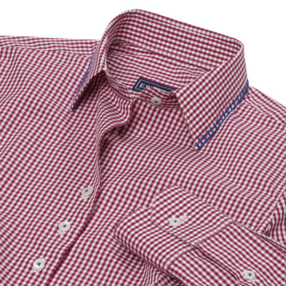 Dora Red Check Tailored Shirt