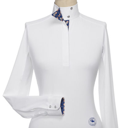 Papillon Ladies Talent Yarn Wrap Collar Show Shirt