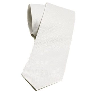 White Pique Men's Necktie