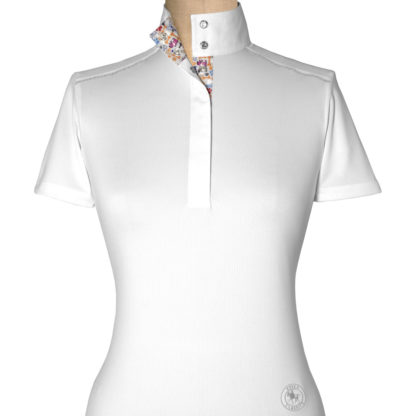 Danny & Ron's Rescue Ladies Talent Yarn Straight Collar Show Shirt With Shoulder Piping