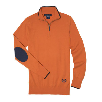 Square Dobby "Trey" Quarter‑Zip Sweater
