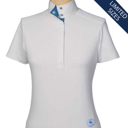 "Catena" Ladies Talent Yarn Straight Collar Short Sleeve Show Shirt