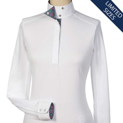 "Belize" Ladies Wrap Collar Talent Yarn Shirt