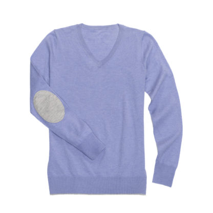 Light Violet "Trey" V‑Neck Sweater