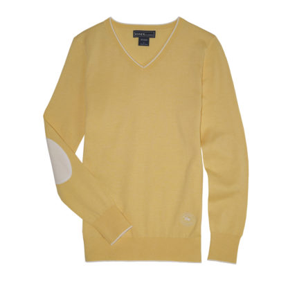 Yellow Trey V-Neck Sweater