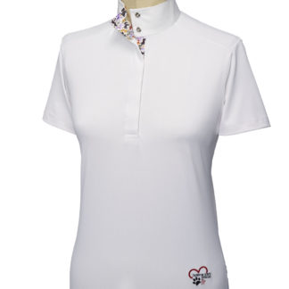 "Danny & Ron's Rescue" Ladies Talent Yarn Straight Collar Short Sleeve Shirt