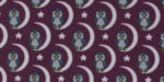 Night Owl Trim with Maroon Background