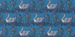 Swan Trim with Blue Background