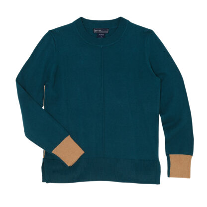 Teal Luca Crewneck Sweater